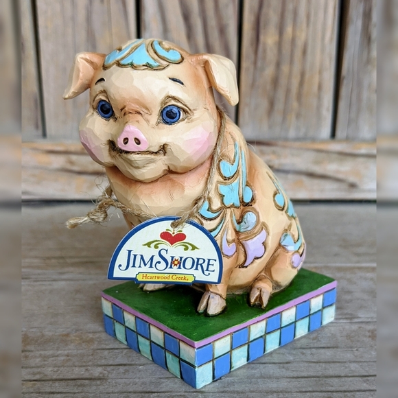 Jim Shore Other - Jim Shore "What's the Pig Idea" NIB